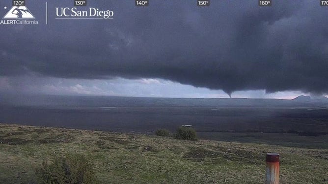 California wildfire alert camera captures video of country’s first tornado of 2025.