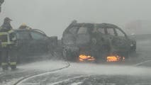 20-30 vehicles collide in whiteout conditions along major Northwest freeway