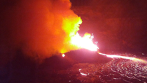 Hawaii's Kilauea volcano spews 400-foot lava fountain during ongoing eruption