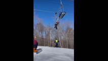 Watch: Ski patrol catches 8-year-old boy dangling from Vermont chairlift