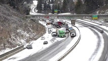 Winter storm blasts Pacific Northwest leading to chaos on multiple highways around Portland