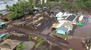 Watch: Drone highlights Maui flooding after powerful storm rakes Hawaiian islands