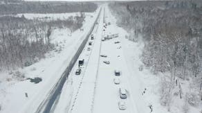 1 dead, 11 hurt as snow squall leads to massive pileup on Ontario highway