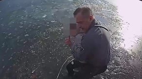 Watch: New Jersey police officer jumps into icy lake to save 11-year-old boy