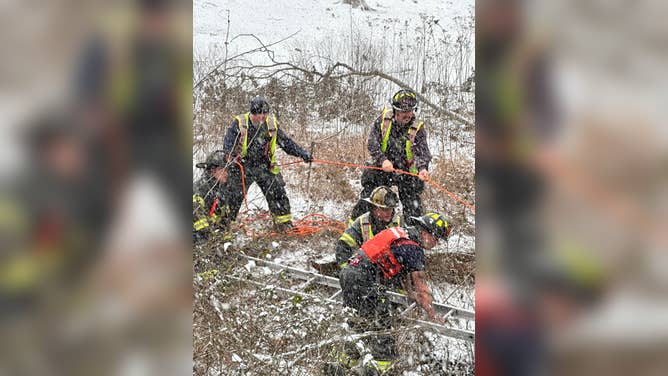February 19, 2025 at 2:14 p.m. E.Washington St. and Hollywood Ave. Single vehicle crash into the water. 2 occupants. Cold injuries due to vehicle being submerged.