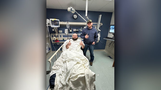 Three Appalachian Power linemen are being hailed as heroes for rescuing a driver swept away by floodwaters in Thaxton, Virginia. The crew, working to restore power after last week's ice storm, witnessed the motorist's vehicle being swept away. One lineman waded through neck-deep, frigid water to reach the man. All four were treated for hypothermia and released from a local hospital. Remarkably, the three linemen returned to work the next day to continue power restoration efforts.