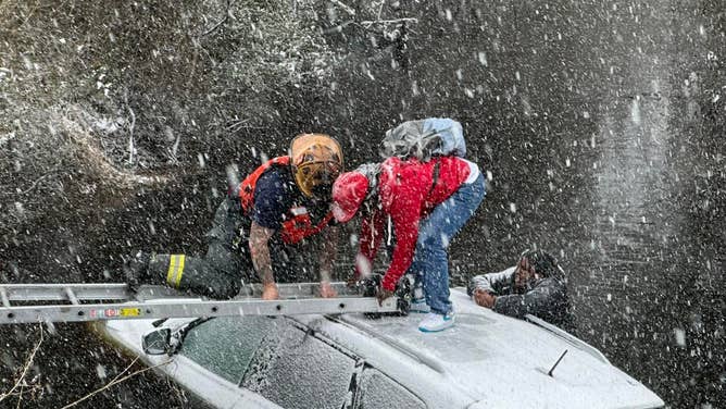 February 19, 2025 at 2:14 p.m. E.Washington St. and Hollywood Ave. Single vehicle crash into the water. 2 occupants. Cold injuries due to vehicle being submerged.