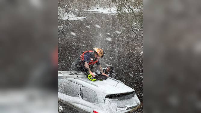 February 19, 2025 at 2:14 p.m. E.Washington St. and Hollywood Ave. Single vehicle crash into the water. 2 occupants. Cold injuries due to vehicle being submerged.