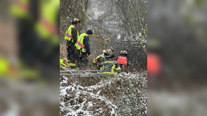 February 19, 2025 at 2:14 p.m. E.Washington St. and Hollywood Ave. Single vehicle crash into the water. 2 occupants. Cold injuries due to vehicle being submerged.