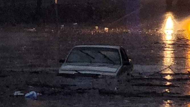 Car Trapped In Tennessee