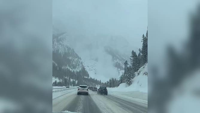 A naturally occurring avalanche happened Monday morning on Interstate 70 in Colorado.