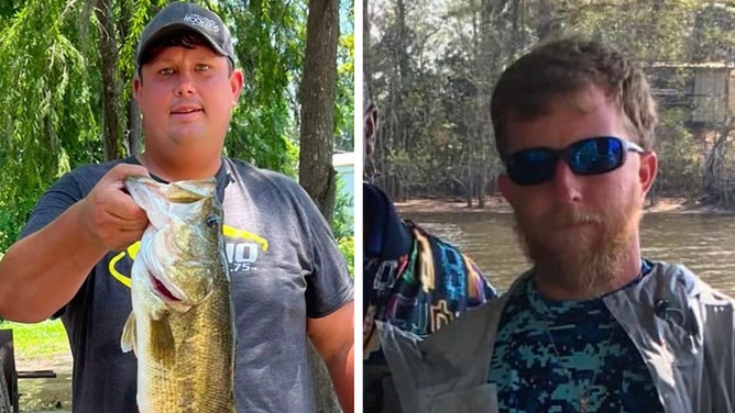 Two fishermen, Brock Newcomb and Tyler Dauzat, are being hailed as heroes after rescuing an 80-year-old man from his car as it sank into the Cane River in Natchitoches Parish, Louisiana.