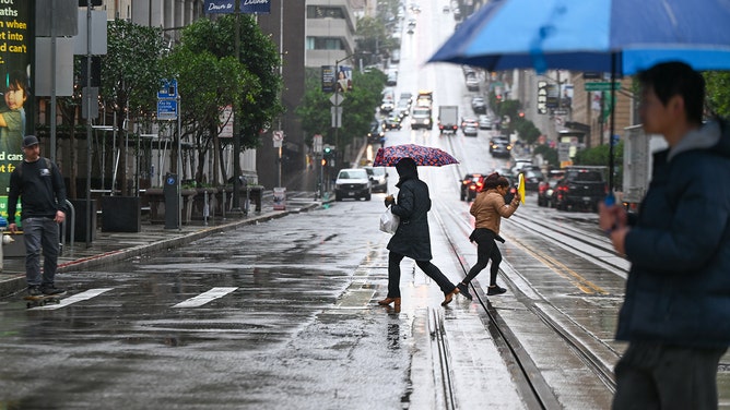 サンフランシスコの雨天