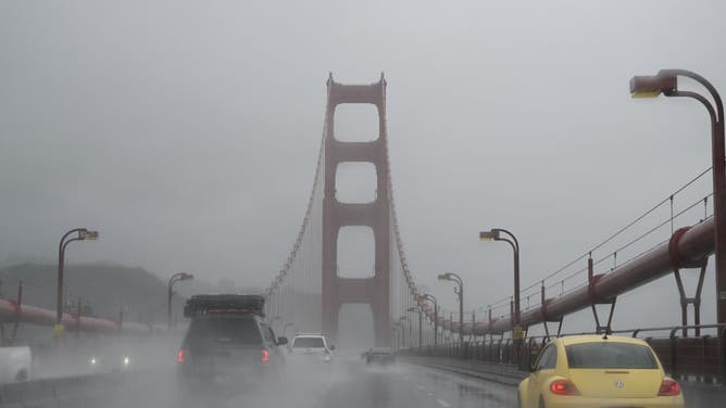 Heavy rain affects San Francisco, California