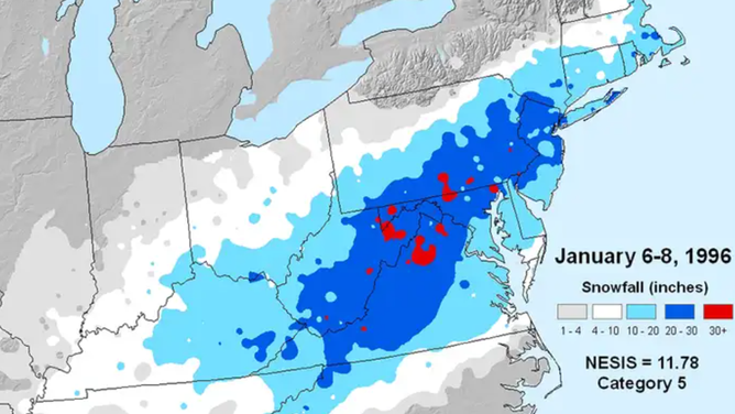 February 16-17, 1996: Blizzard of 1996