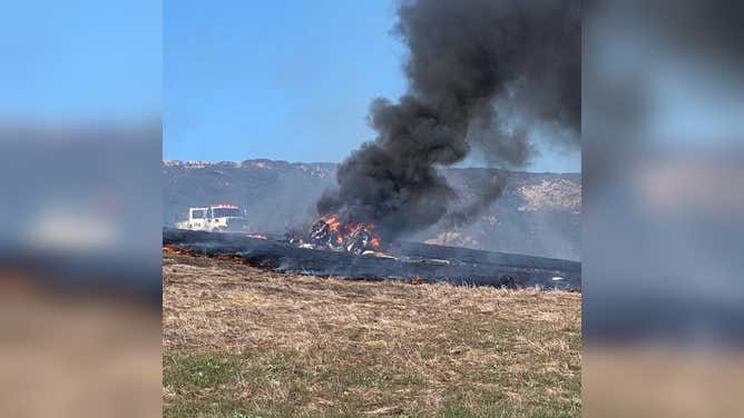 A small plane crash on Jan. 29, 2025 near U.S. 101 in Santa Barbara County.