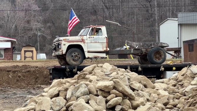 FOX Weather Correspondent Robert Ray shared these photos as he toured the community of Swannanoa, North Carolina, which was devastated by Hurricane Helene last year. He spoke with residents who are still trying to recover as winter weather descended upon the region.