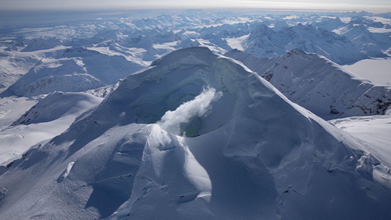 Steam vent on Mt. Spurr 