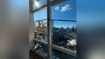 New York City firefighters rescue trapped window washers dangling 780 feet in the air