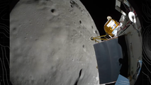 Second US lunar lander this week touches down on the Moon but whether its upright is unclear