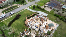 Watch: Drone video shows Orlando-area homes in shards, trees uprooted after EF-2 Florida tornado