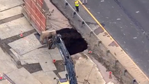 See it: Massive sinkhole shuts down part of major cross-country interstate