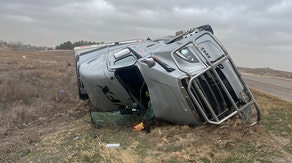 Truck driver survives 'cataclysmic' windstorm that toppled his semi on busy Kansas highway