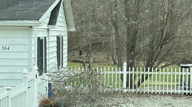 Did the National Weather Service capture a photo of Bigfoot during a Pennsylvania storm survey?