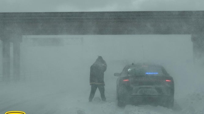 The blizzard created hazardous conditions for drivers.