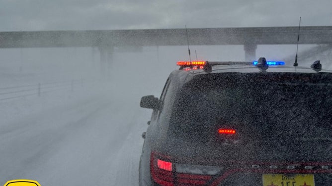 The blizzard created hazardous conditions for drivers.