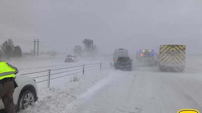 The blizzard created hazardous conditions for drivers.