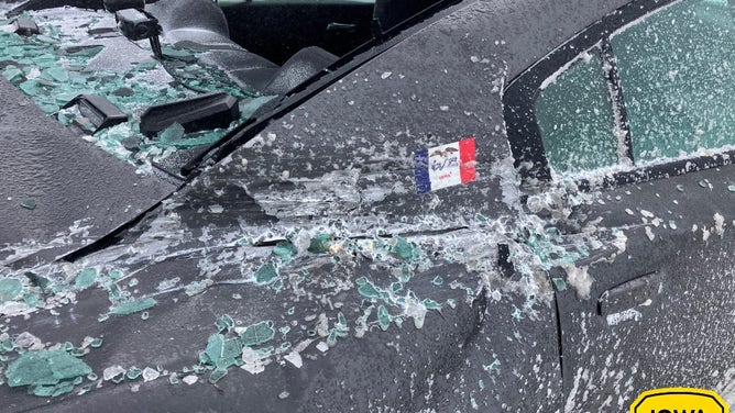 The blizzard created hazardous conditions for drivers.