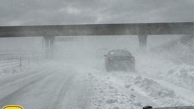 The blizzard created hazardous conditions for drivers.