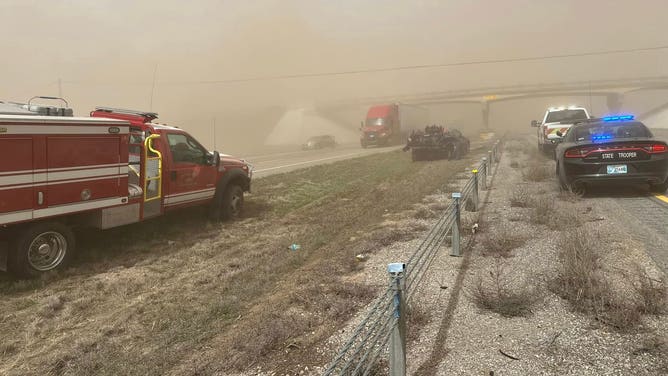 Crashes in Oklahoma Dust Storms