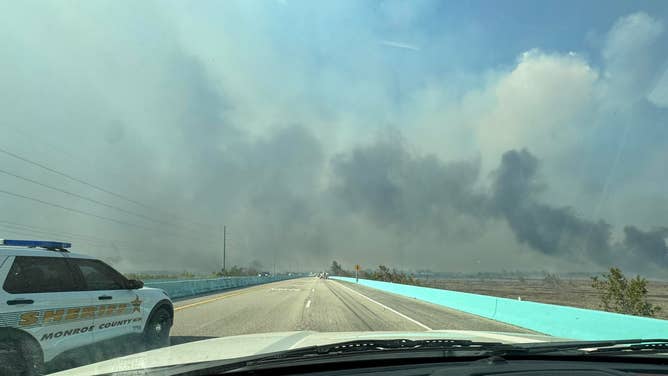 Wildfire near Florida Keys