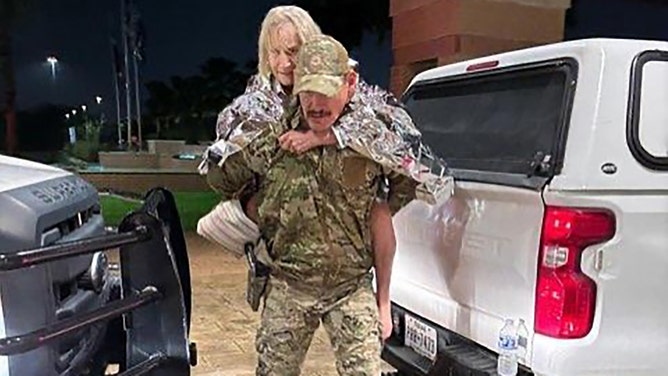 U.S. Border Patrol agents worked through the night Thursday in the Rio Grande Valley, rescuing residents affected by the storms' impacts.