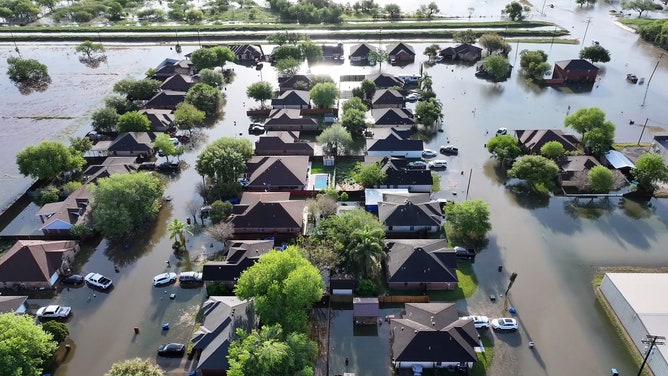 Drone video of Texas flooding
