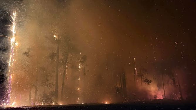St. Johns County Fire Rescue responds to small brush fire in Northeast Florida in early March.