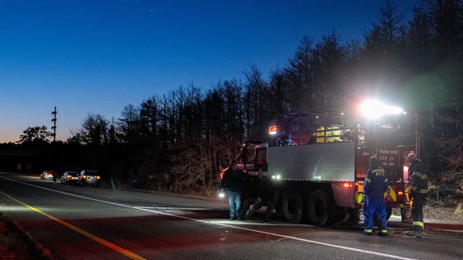 Strong Winds Fuel Wildfires On Long Island