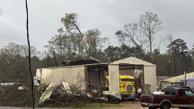 Kentwood, Louisiana tornado damage