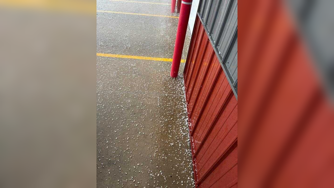 Pea size hail reported In Ellsworth, IL on Wednesday 3/19/2025