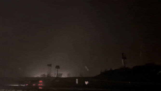 Tornado in Villa Ridge, Missouri