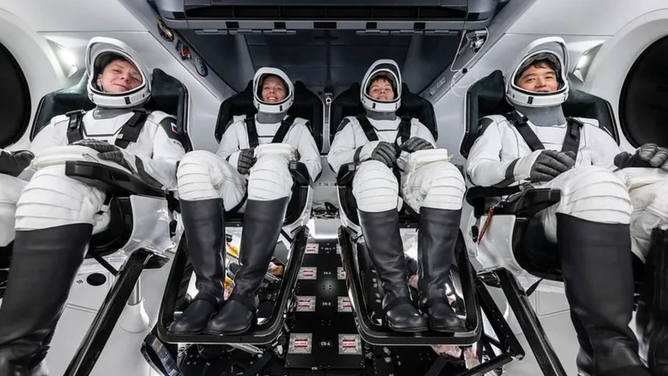 NASA astronauts Anne McClain, commander and Nichole Ayers, pilot, along with mission specialists JAXA (Japan Aerospace Exploration Agency) astronaut Takuya Onishi and Roscosmos cosmonaut Kirill Peskov are launching on the Crew-10 mission to the International Space Station.