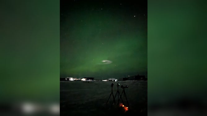 The AWESOME launch seen from the Toolik Ground Station in Alaska on March 25, 2025.