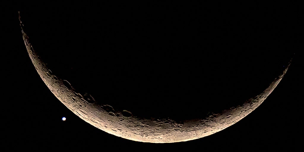 Smiley face' from space in rare planetary alignment visible worldwide Friday | Fox Weather