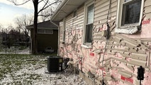 Wind-driven baseball-sized hail destroys car windows, blisters siding of buildings in Nebraska