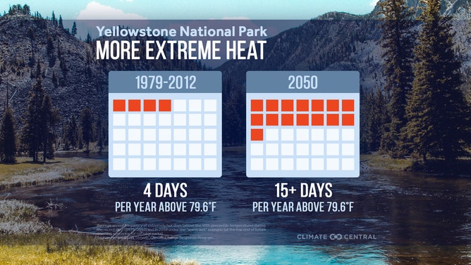 Yellowstone National Park climate changes