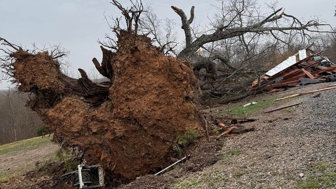 A Missouri couple's home was destroyed by a powerful tornado, but amidst the devastation, pages from their wedding album were discovered over 100 miles away.