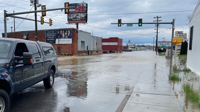 Flooding in Lebanon, TN, which is located east of Nashville.