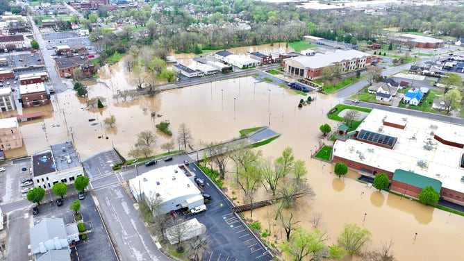Flooding in Hopkinsville, Kentucky
